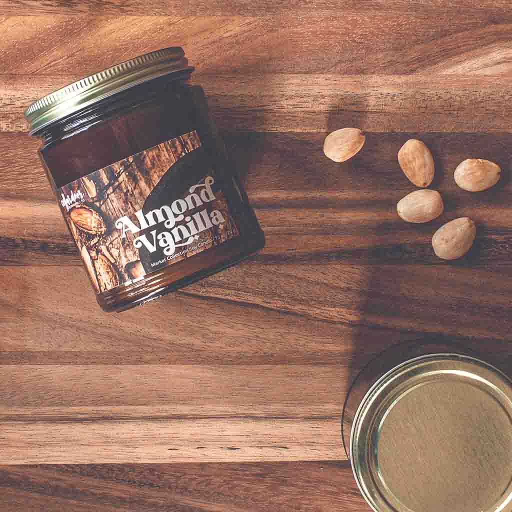 Almond Vanilla - 7.5 oz Soy Candle