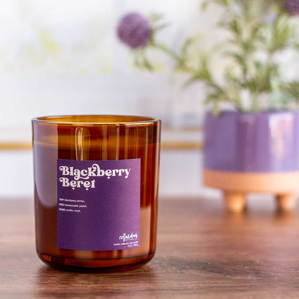 Blackberry Beret - 13 oz Double Wick Soy Candle