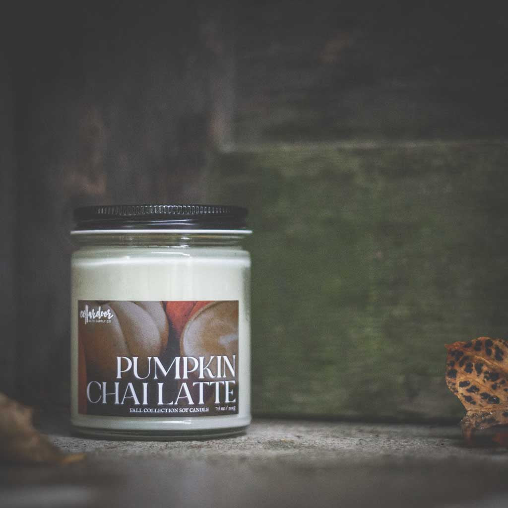 Pumpkin Chai Latte - 7.5 oz Soy Candle