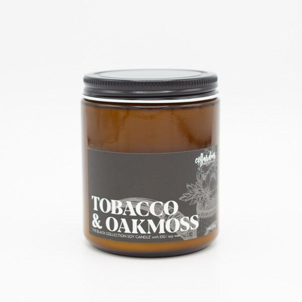 Tobacco & Oakmoss Soy Candle - Cellar Door Bath Supply Co.